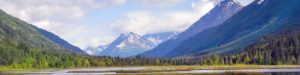 Southeast Alaska Mountain Landscape
